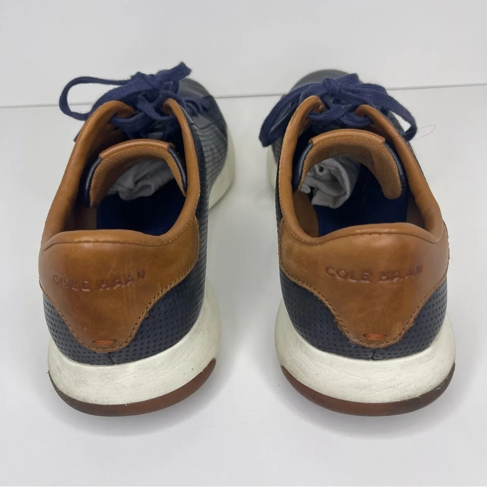 Cole Haan Men’s 11.5 Grandpro‎ C28872 Blue Leather Trail Running Shoes Sneakers